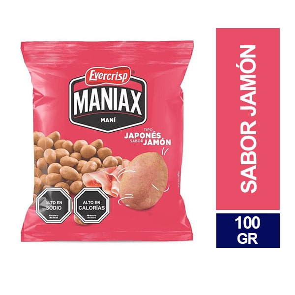 Mani Japones Jamon 48x100g